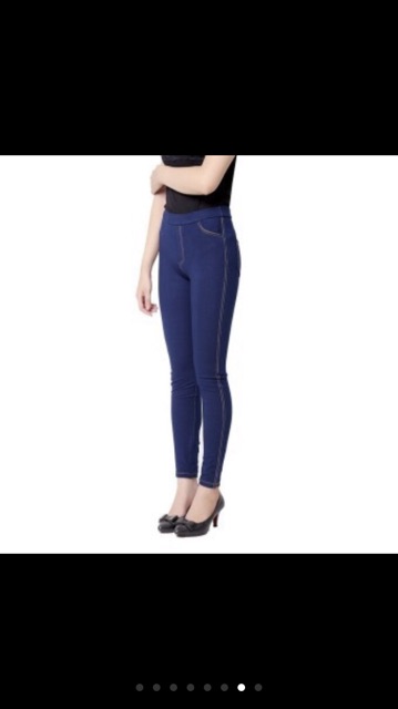 SALE LỖ - QUẦN LEGGING JEAN HAI DA