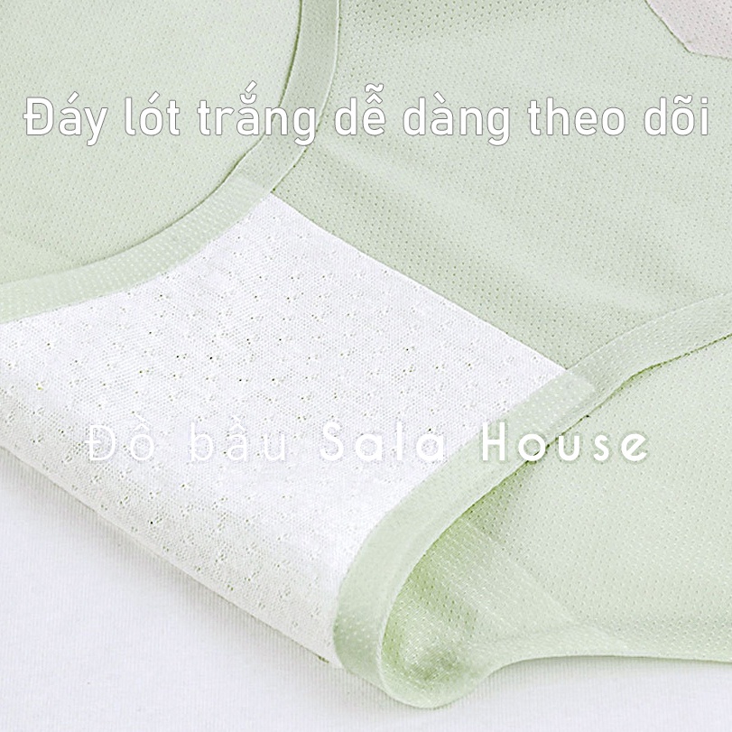 Quần lót bầu cạp chéo không đường may | Quần lót sau sinh Siêu mỏng nhẹ - Thông hơi - Kháng khuẩn - Đồ bầu SalaHouse