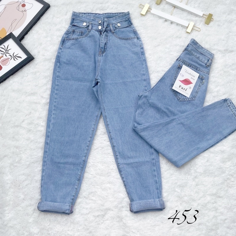 Quần baggy nữ siêu cao màu nhạt lưng kiểu Lê Huy fashion Ms 453