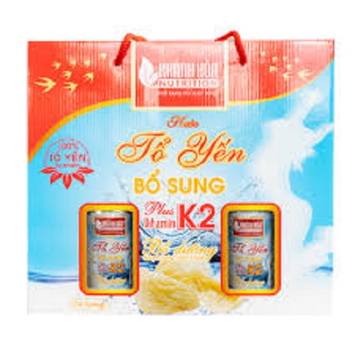 Hộp Quà Yến Sào Chưng Đường Phèn Bổ Sung Vitamin K2 Khánh Hòa Nutrition 125ml