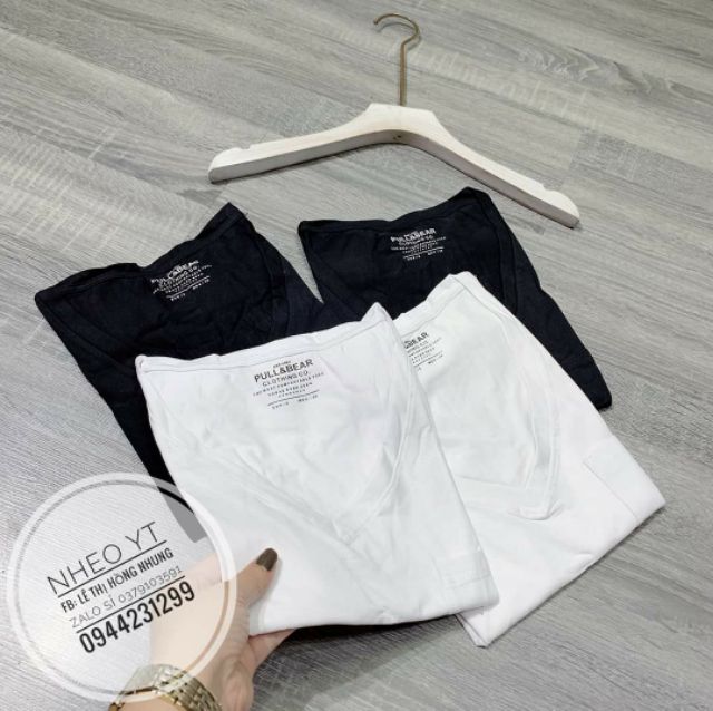 Áo pull cổ v cotton hàng đẹp