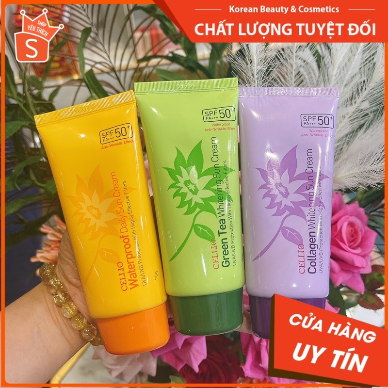 🔥Siêu Hot🔥 Kem Chống Nắng Nhiều Giờ Cellio SPF 50+ Hàn Quốc Giá Bình Dân | BigBuy360 - bigbuy360.vn
