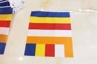 Cờ dây vải dù chống thấm nước (1 cuộn 50 lá)