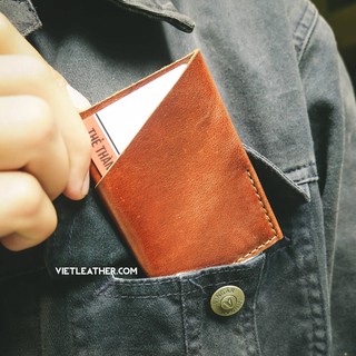 [FLASH SALE 50%] Ví da bò mini cafe