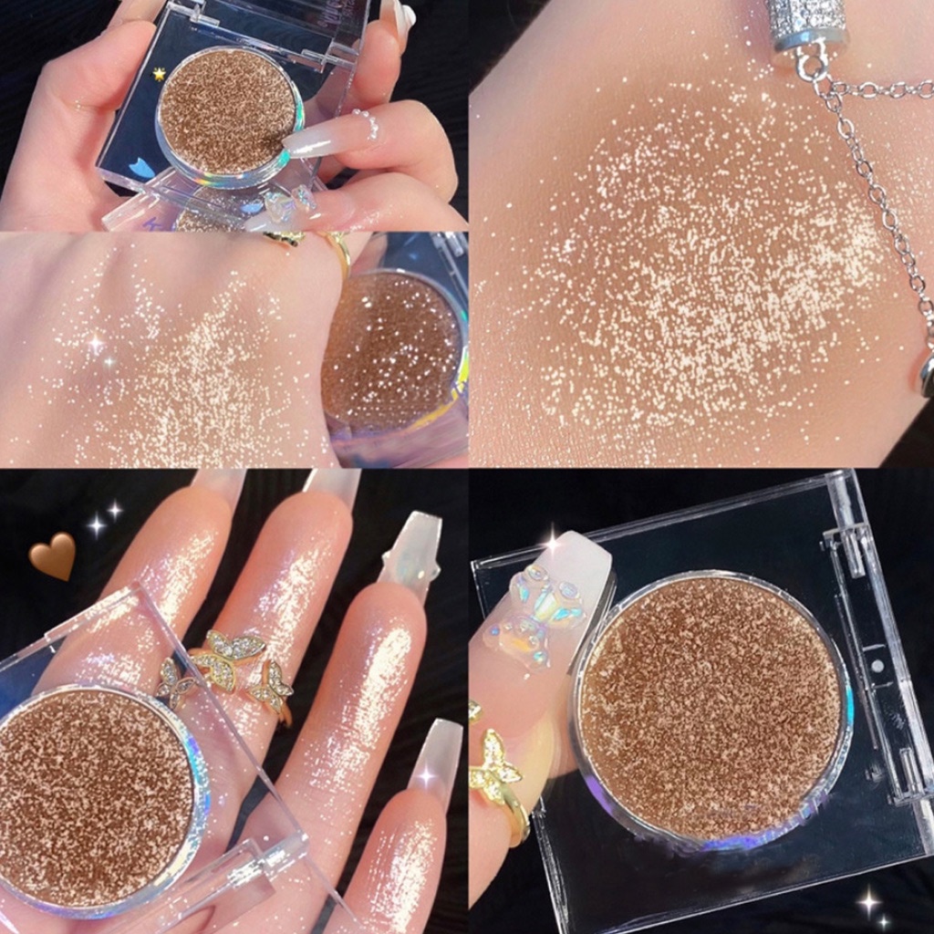 Phấn mắt RIPE GIRL đơn sắc ánh ngọc trai lấp lánh trang điểm hàng ngày đa năng