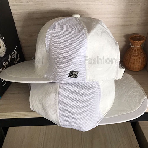 Nón lưỡi trai TRẮNG thời trang phong cách Hàn Quốc dành cho Nam | Nón kết trắng chuẩn Hiphop SG107