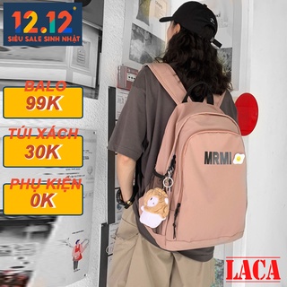Balo nữ ba lô nam balo đi học đựng laptop 16 inch thời trang ulzzang vải chống nước, ba lô du lịch MRMI BX512LH