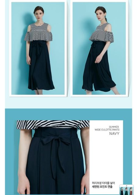 Bigsize Quần cullote lụa xuất Hàn