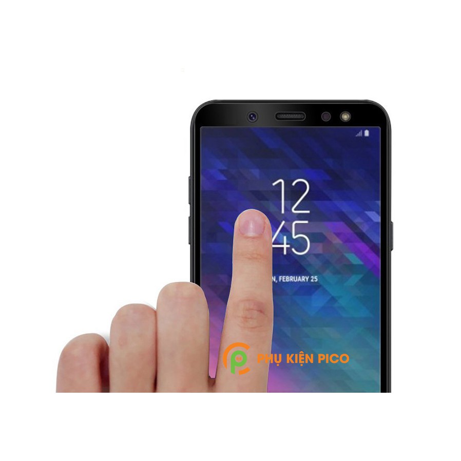 Kính cường lực Samsung Galaxy A6 full màn hình độ cứng 9H - Dán màn hình Samsung A6