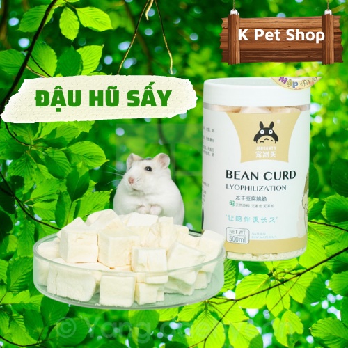 Đậu Hũ Cho Hamster  FREE SHIP  15G Đậu Phụ sấy khô Bear Robo