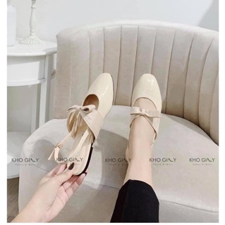 GIÀY BÚP BÊ NƠ DA BÓNG SIÊU ĐẸP