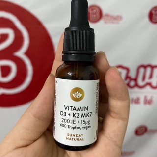 VITAMIN D3K2MK7 NỘI ĐỊA ĐỨC(đi air 100%)