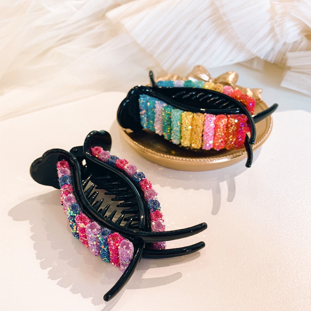 Kẹp Tóc Màu Cầu Vồng Thiết Kế Tinh Tế Cho Nữ