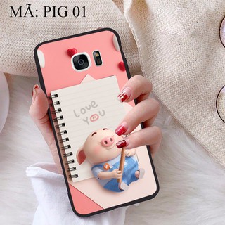 Ốp lưng Samsung S7 Edge viền dẻo TPU BST Lợn Tết