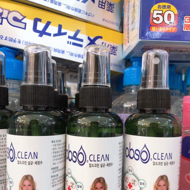 Rửa tay khô / XỊT KHÁNG KHUẨN ABSO CLEAN S