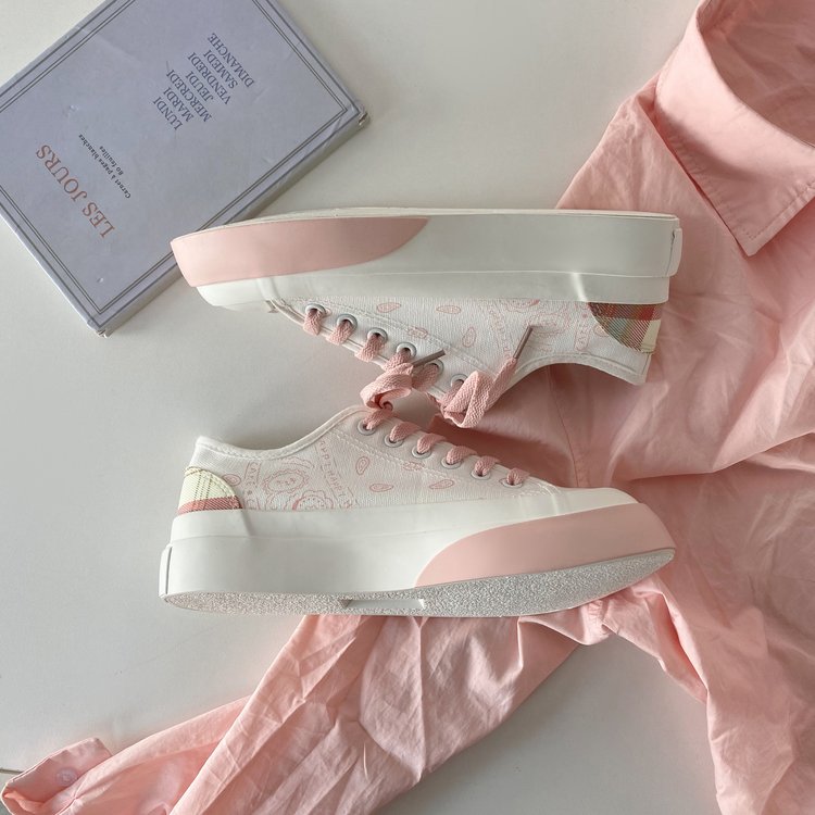 Giày Thể Thao Vải Canvas Đế Bằng Buộc Dây Cá Tính Hợp Thời Trang Cho Nữ | BigBuy360 - bigbuy360.vn