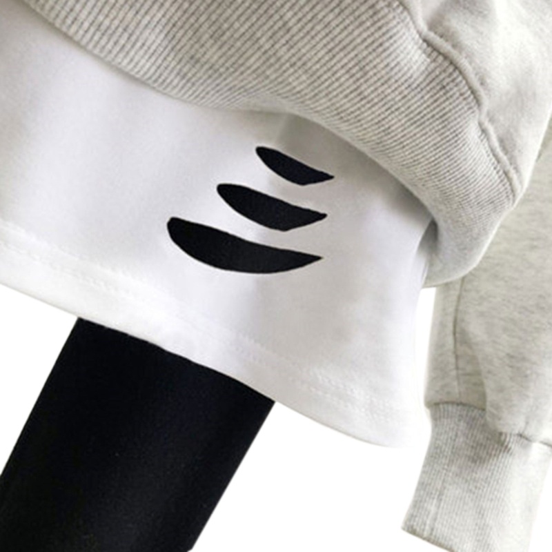 Xiangbao Chân Váy Sơ Mi Mini Dáng Chữ A Viền Nửa Thêu Mặt Cười Nhiều Lớp Cho Nữ