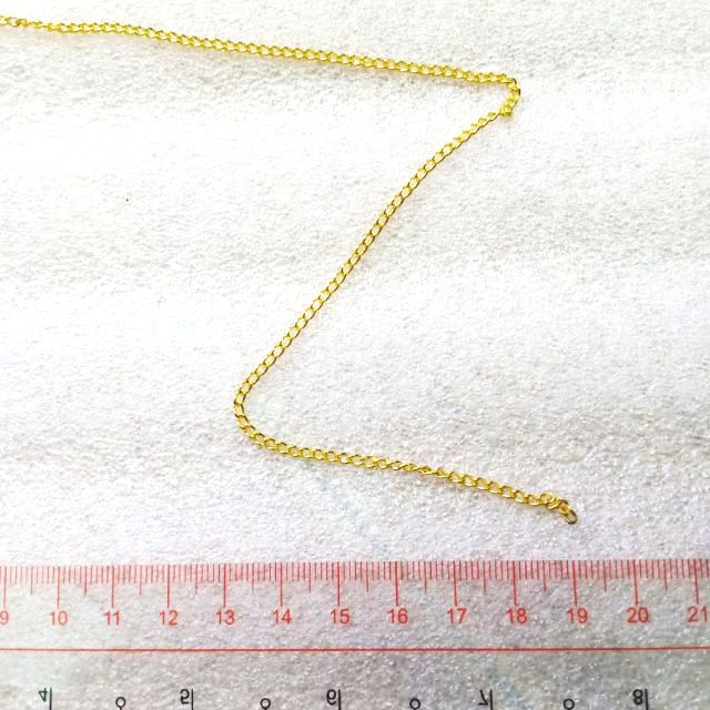 Túi 2m xích xoắn lực xi vàng (Size 2.1 x 2.7mm)