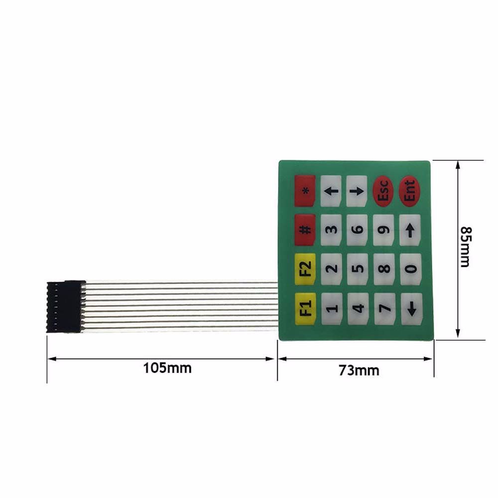Mô đun công tắc 4*4 4*4 in họa tiết cho Arduino 4 12 16 20 Keypad 1x4 3x4 4x4 4*5