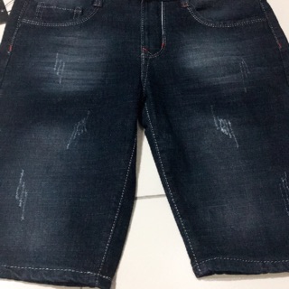 Quần short jean nam