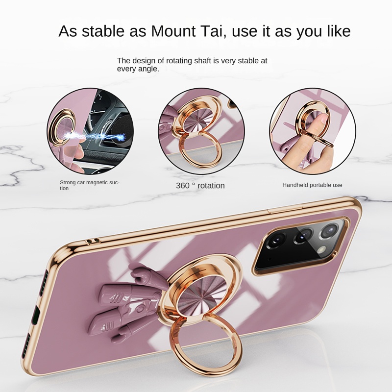 Ốp Điện Thoại Chống Sốc Màu Trơn Họa Tiết Phi Hành Gia Cho Samsung Galaxy Note 20 Ultra Note20+