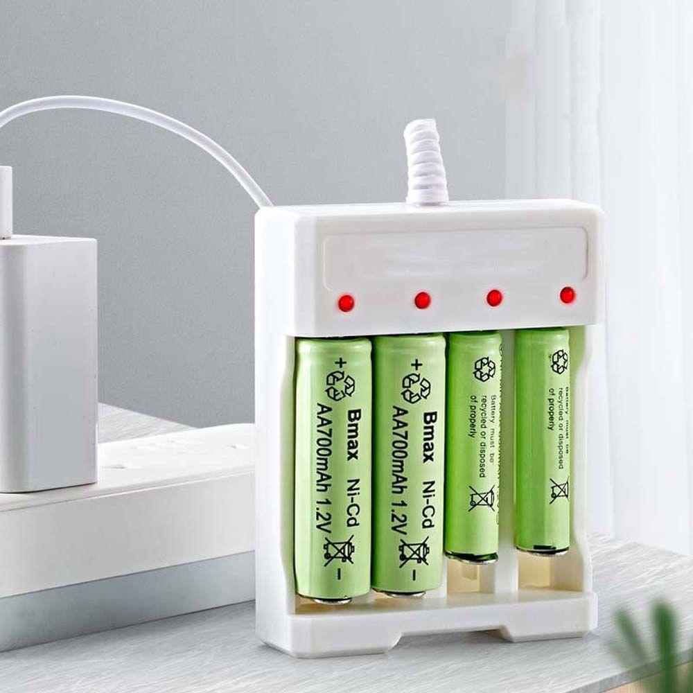 Cục Sạc Pin Li-ion AAA AA Tự Động Sạc Nhanh Cổng USB