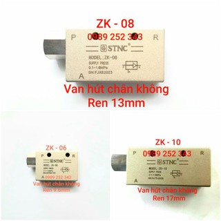 Van hút chân không ( valve vacuum ). Ren 9.6mm,13mm, 17mm.