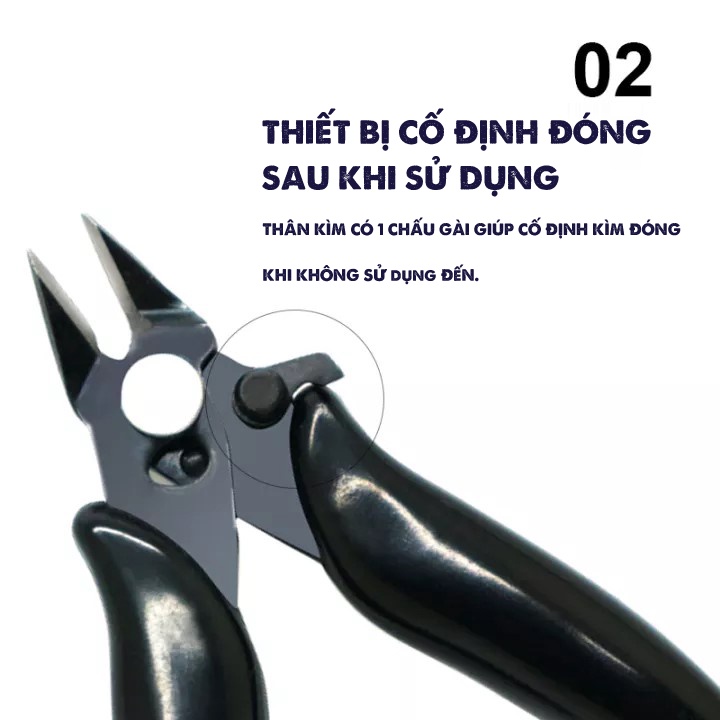 Kìm cắt dây điện mini 3.5 inch chuyên dụng