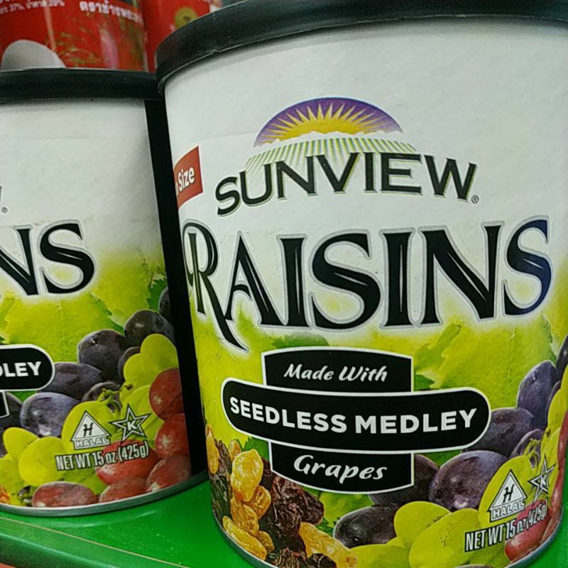 Nho Mỹ Raisins Sunview không hạt