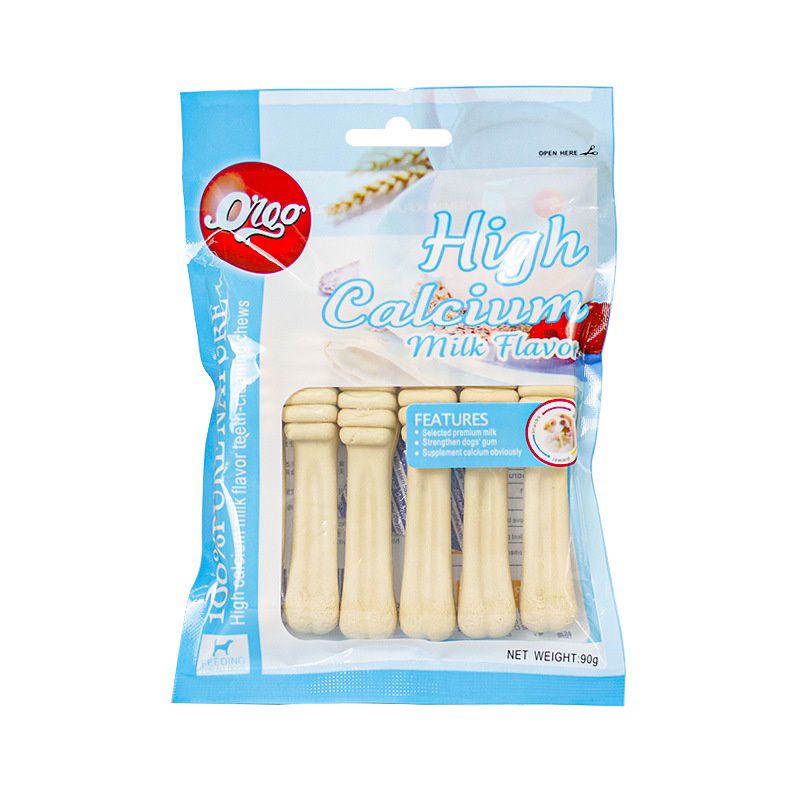 Xương chó ORGO gặm sạch răng thơm miệng - Xương gặm hình bàn chải 4 vị APET