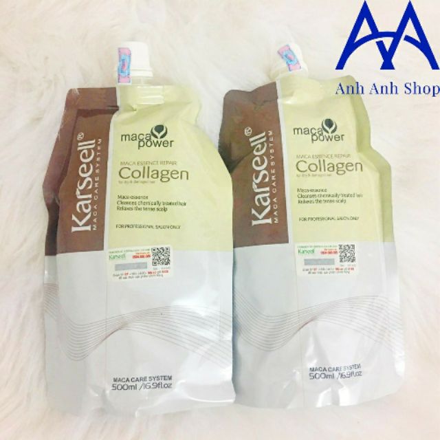 Dầu hấp tóc Collagen Karseell siêu mềm mượt.