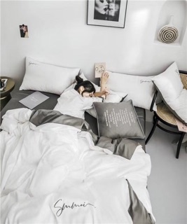 Set Chăn Ga Gối Lụa Tencel SUMOI Hàng Nhập Khẩu Cao Cấp 4 Món