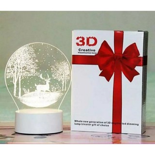 Quà giáng sinh 🎁🌲đèn sáng tạo led 3D