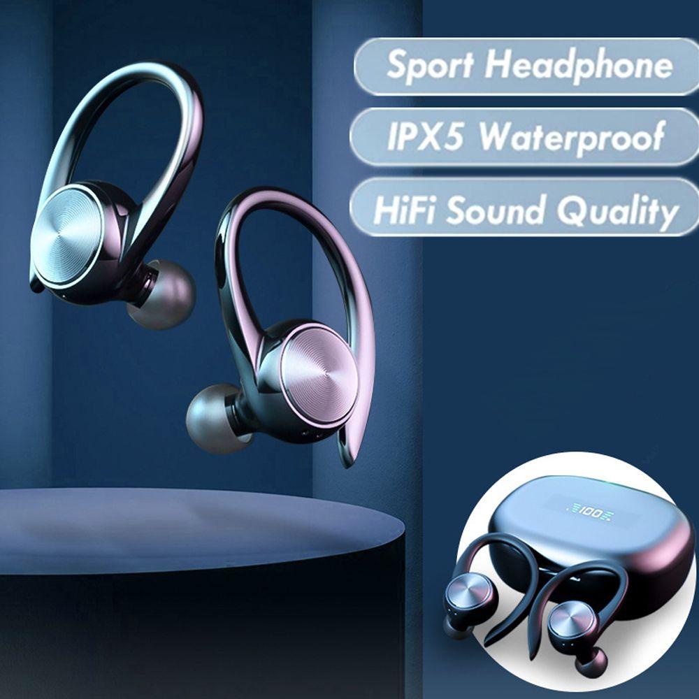 Tai Nghe Nhét Trong R200 Bluetooth 5.0 Không Dây Móc Tai Chống Thấm Nước Kiểu Dáng Thể Thao