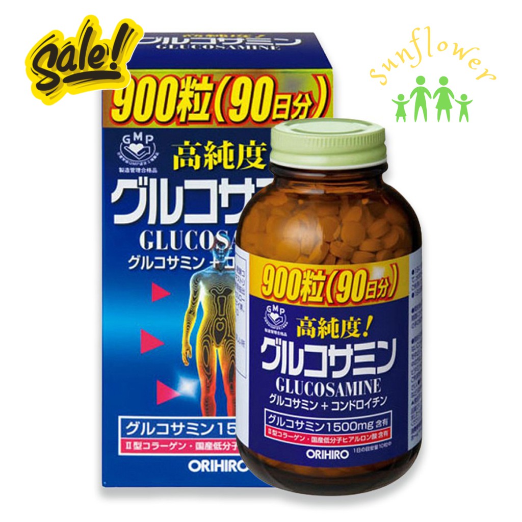 Viên uống bổ xương khớp Glucosamine Orihiro 1500mg 950 viên
