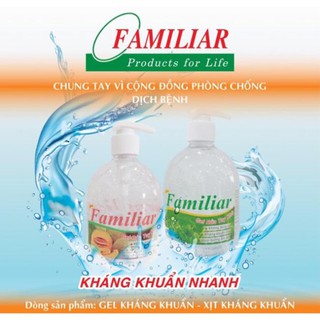 Gel rửa tay khô Familiar Kháng khuẩn 500ml