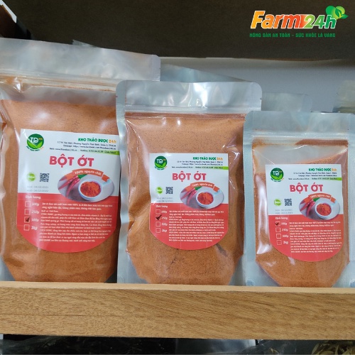 Ớt bôt mịn siêu cay, chuyên dùng nấu mì cay, làm kim chi, hàng công ty, cam kết không phụ gia [50g - 250g] I Farm24h
