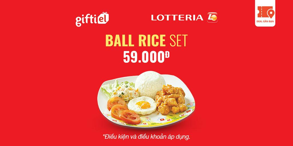 E-Voucher Lotteria Ball Rice Set