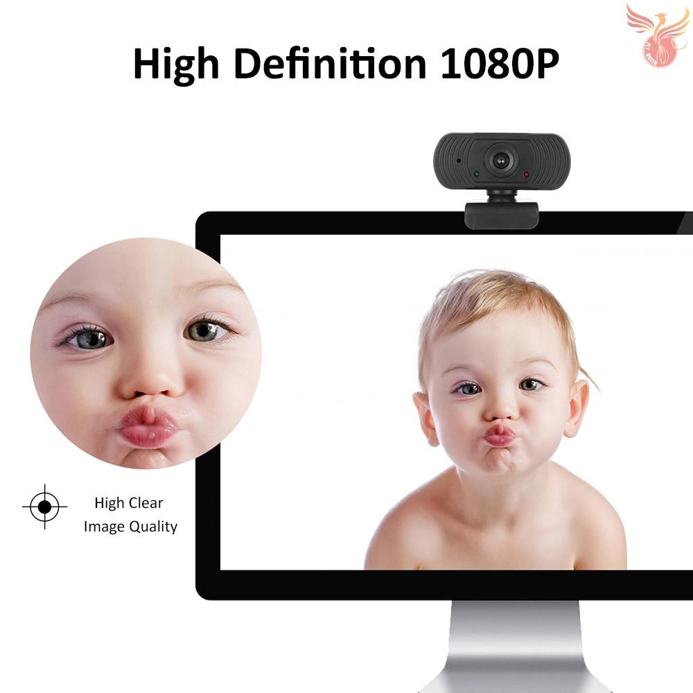 Webcam 1080p Kèm Kẹp Và Dây Cáp Usb 2.0 Cho Máy Tính | BigBuy360 - bigbuy360.vn
