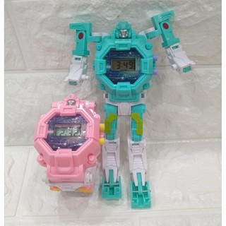 Đồ chơi đồng hồ pin biến hình robot