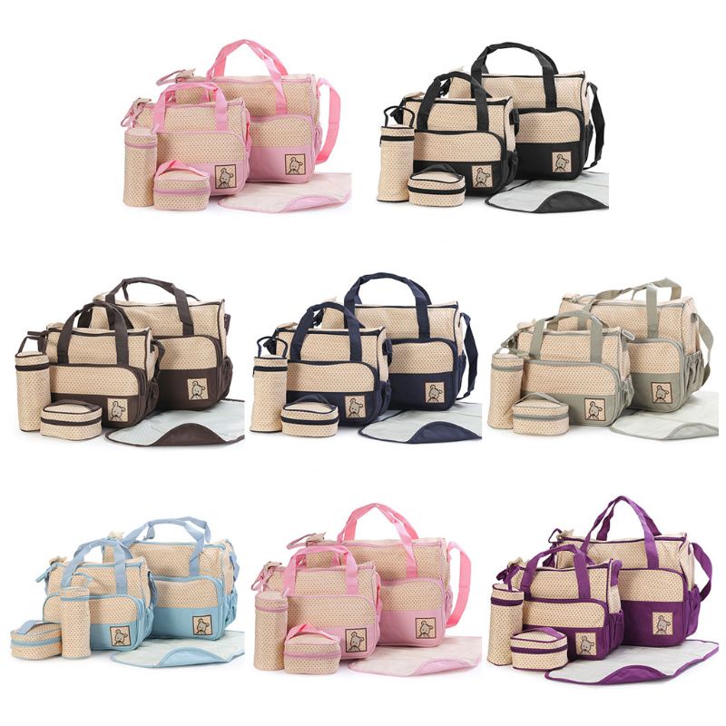 Set 5 Giá Đỡ Bình Sữa Xách Tay Đa Năng Cho Mẹ Bỉm Sữa