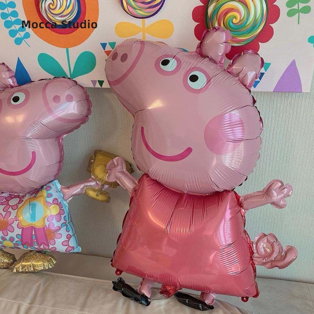 Bong Bóng Lá Nhôm Hình George Baby Cỡ Lớn Trang Trí Tiệc Cho Bé