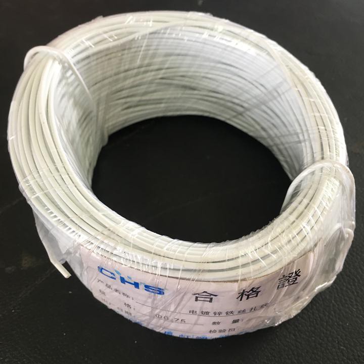 Cuộn 70m dây kẽm bọc nhựa dùng buộc cành, buộc đồ vật đường kính lõi 0,75mm