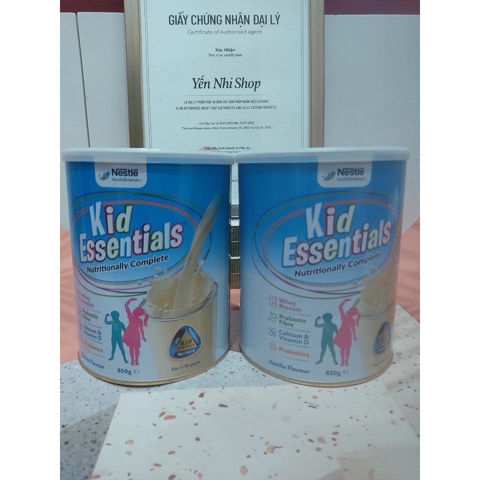 [CHÍNH HÃNG] Sữa Kid Essentials Úc lon 850g date mới