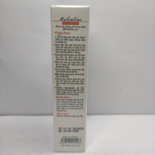 KEM CHỐNG NẮNG VALENTINE