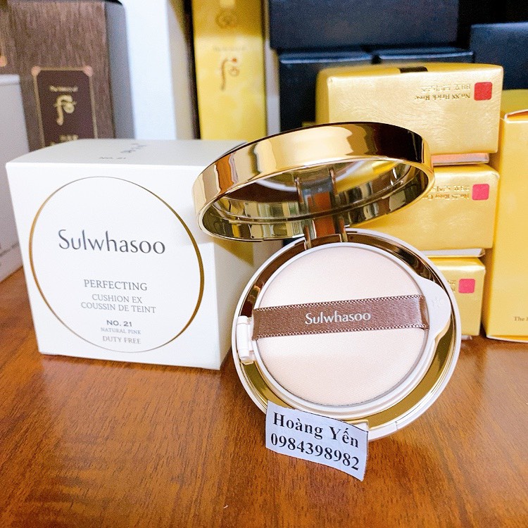 [DATE 2024] Cushion Sulwhasoo Perfecting tone 21 (HỘP CHÍNH TÁCH SET K KÈM LÕI PHỤ)