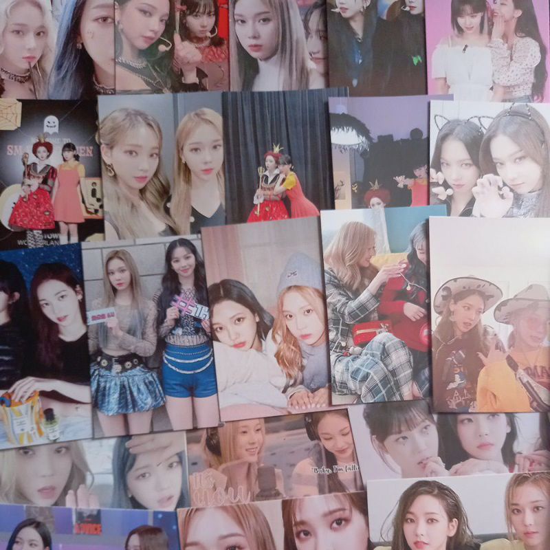 Lomo card 36 ảnh Aespa - Winrina (Winter + Karina)