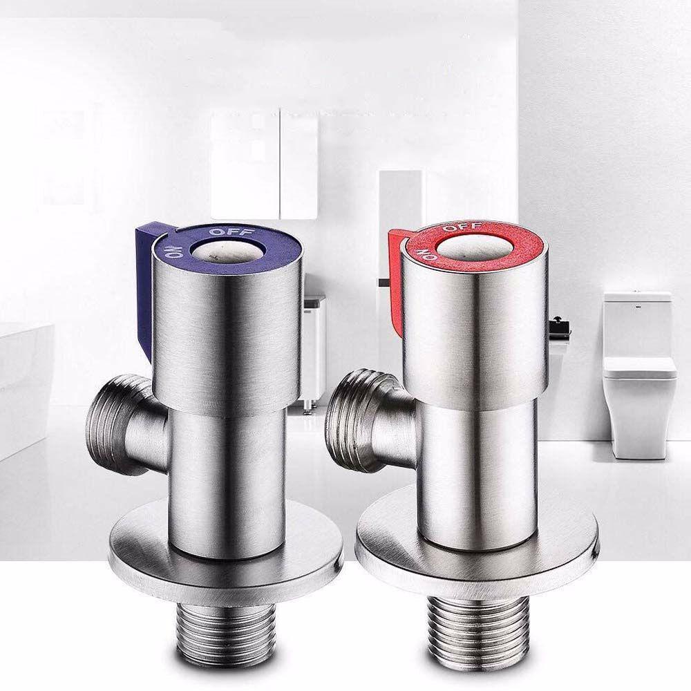 Van Chặn Nước Bằng Thép Không Gỉ Có Công Tắc Bật / Tắt Cho Bồn Rửa Nhà Bếp / Phòng Tắm