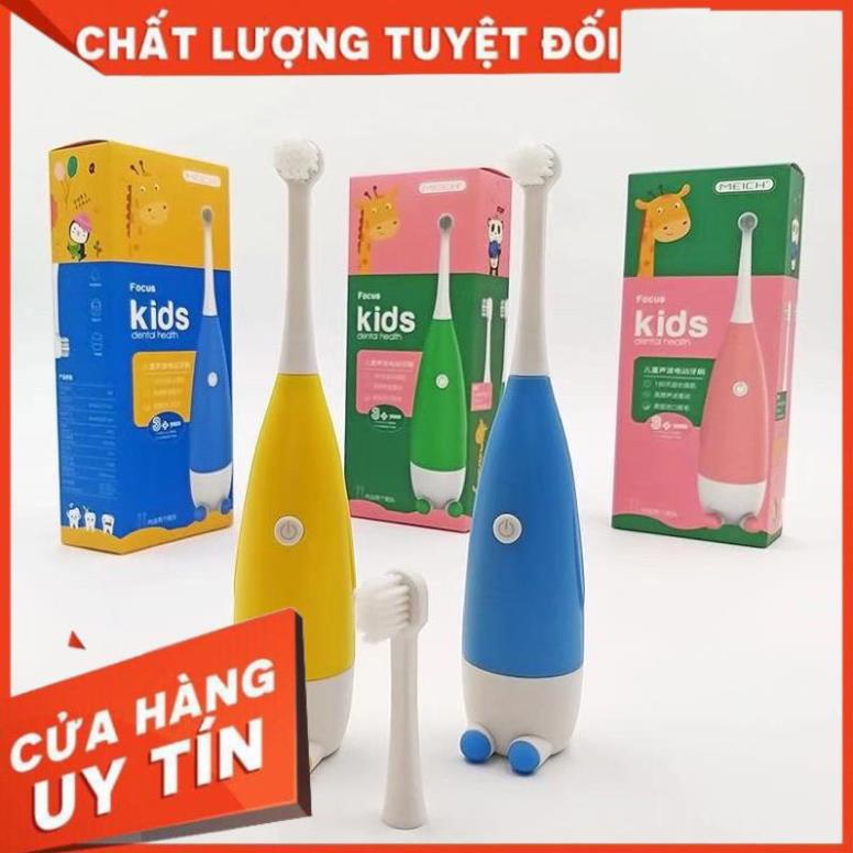 HOT - Bàn chải điện tự động đánh răng cho bé giúp bé yêu thích việc đá