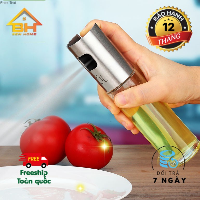 [GIÁ SỈ] Bình xịt dầu ăn 100ml W1865, siêu tiện lợi cho gia đình